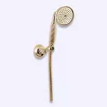 Ручной душ со шлангом 150 см и держателем Cezares OLIMP Золото 24 карат ручки Металл OLIMP-KD-03/24